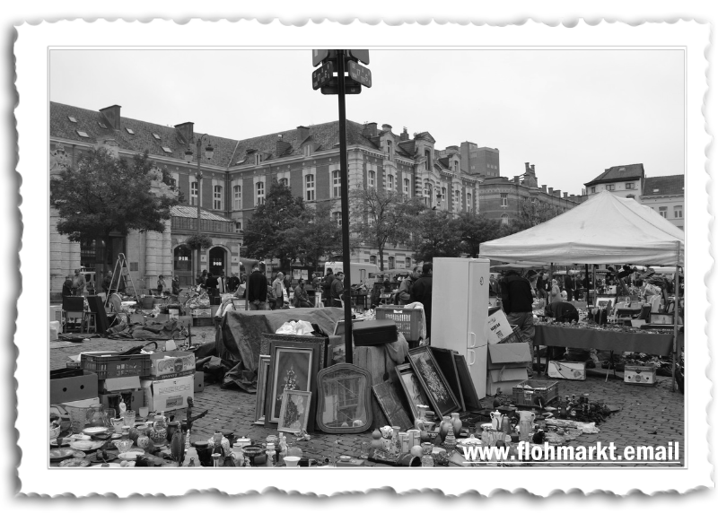 Flohmarkt am Place du Jeu de Balle in Brussel G 26