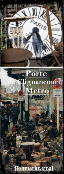 Porte de Clignancourt Frankreich Paris Metro